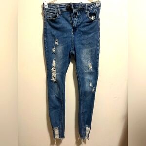 Wax jeans high waisted